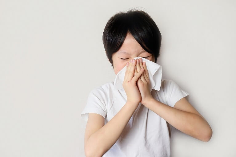 子どものアレルギー性鼻炎について